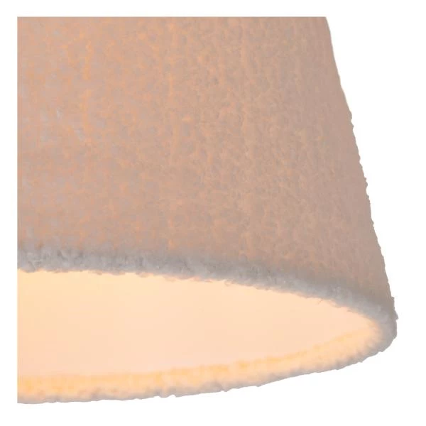 Lucide WOOLLY - Pendelleuchten - Ø 28 cm - 1xE27 - Beige - DETAIL 1